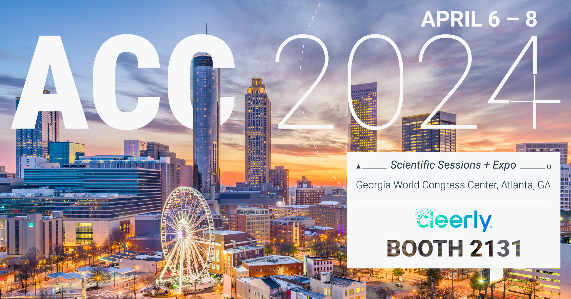 Cleerly at ACC's 73rd Scientific Session & Expo 2024 Atlanta, GA